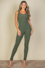 Load image into Gallery viewer, Ribbed Scoop Neck Bodycon Jumpsuit