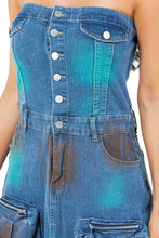 Load image into Gallery viewer, WOMEN FASHION DENIM LONG MAXI DRESS