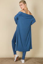 Load image into Gallery viewer, Ribbed Cardigan & Jumpsuit Set