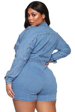 Load image into Gallery viewer, SEXY DENIM ROMPER
