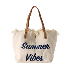 Load image into Gallery viewer, Summer Vibes Tote Handbag Purse Beach Totes

