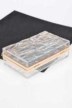 Load image into Gallery viewer, Textured Acrylic Transparent Box Clutch
