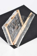 Load image into Gallery viewer, Textured Acrylic Transparent Box Clutch

