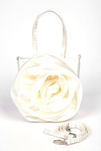 Load image into Gallery viewer, Oversize Satin Flower Top Handle Soft Clutch

