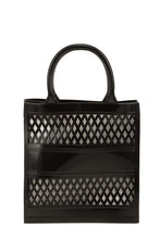 Load image into Gallery viewer, JADORE Mesh Style Top Handle Jelly Bag
