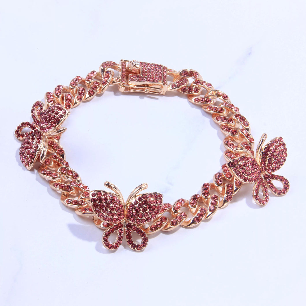 strawberry link anklet