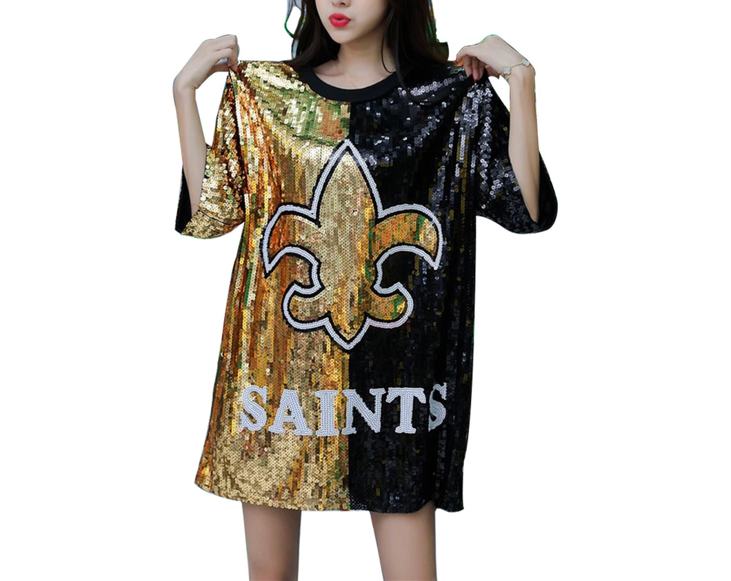 Sequin Saints Dress